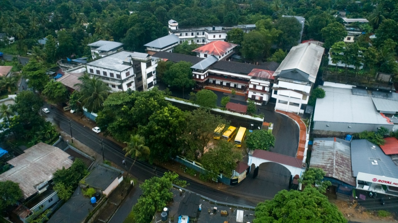 Aerial view of MGHSS campus showing complete infrastructure