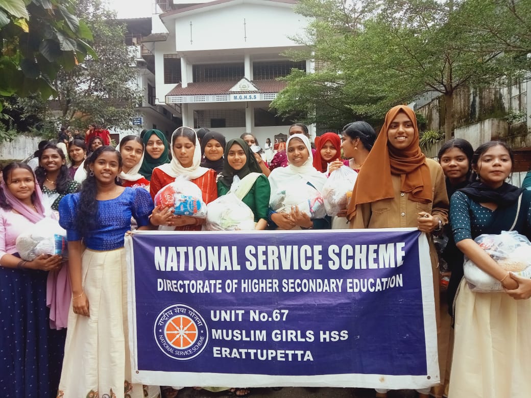 NSS Community Service - Students participating in social service activities